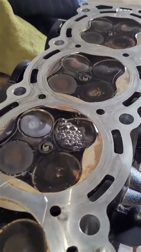 Bench Test Cylinder Head Valve Leak🔥💯💯