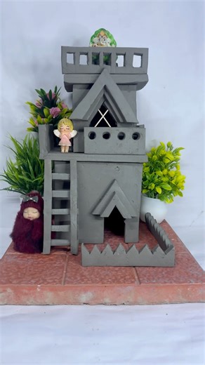 Beautiful Clay House 🏠 ❤️#clayart #clay #mudhouse #pritaart @SuperClayidea