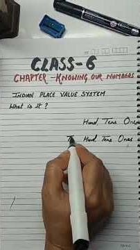 chapter 1 class 6th place value system. #fullexplanation #plavevalue #class6 #chapter1 #fyp #shorts
