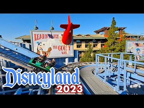Goofy's Sky School 2023 - Disney California Adventure Ride [4K POV]