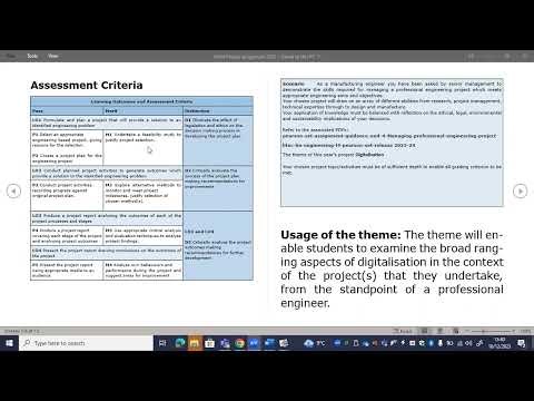 Pearson BTEC Engineering HNC Unit4004 Project Management