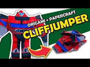 MAKE AN AUTOBOT CLIFFJUMPER Paper Craft that TRANSFORMS!