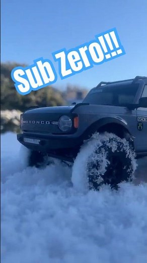 Testing the Axial scx30 in sub zero temps- A seriously Cool Micro RC crawler- Review soon! #rccar