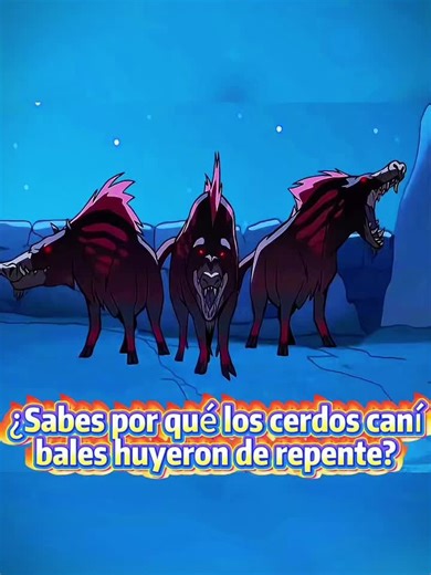 ¿Sabes por qué los cerdos caníbales huyeron de repente?#fypp #foryourpage #animacion #primal #virall