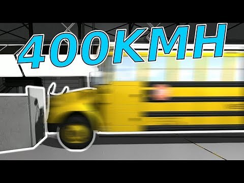 400km/h School Bus Crash Tests