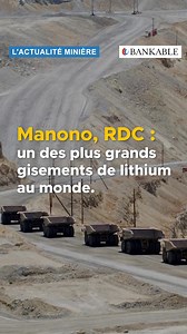 Lithium en RDC : pourquoi le projet Manono est bloqué ? Manono (RDC) : l’un des plus grands gisements de lithium au monde, mais un projet à l’arrêt. Un conflit oppose la société australienne AVZ à la société publique Cominière. En jeu : des milliards de dollars et un rôle stratégique dans la transition énergétique mondiale. 🪨 On vous explique tout dans ce nouveau numéro de L’Actualité Minière. | Bankable.RDC