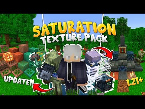Saturation Texture Pack Update!! || Support MCPE 1.21+