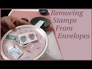 REMOVING POSTAGE STAMPS FROM ENVELOPES~CRAFTING