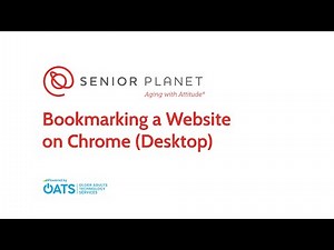 Bookmarking a Website on Chrome (Desktop)