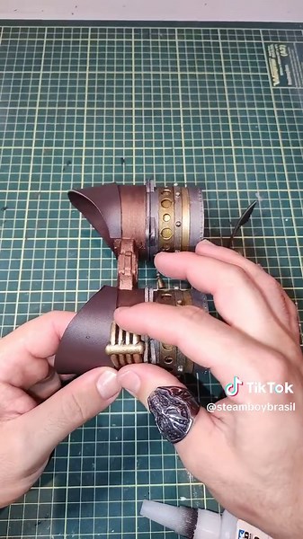 Tutorial de Como Fazer Óculos Steampunk - DIY ASMR