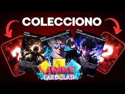 Coleccionando Cartas de Anime!! en Anime Card Clash (Roblox)