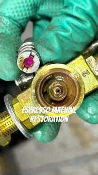 Espresso machine restoration