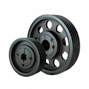 [Hot Item] Heavy-Duty Cast Iron Power Steering Pump V-Belt Pulley with Solid Hub