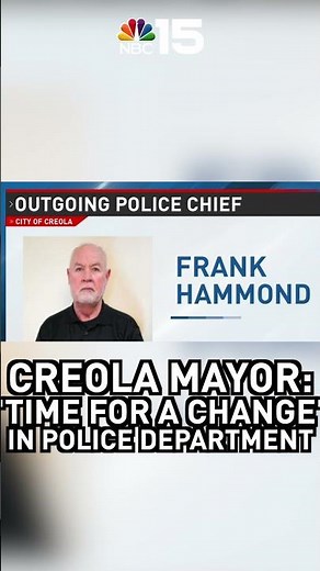 Creola mayor: "Time for a change" in police department - NBC 15 WPMI