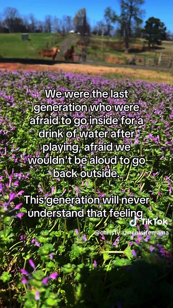 Sun on my face and green grass under my feet. ☀️🌾 #90sNostalgia #backintheday #ChildhoodMemories #CountryLife #SimplerTimes