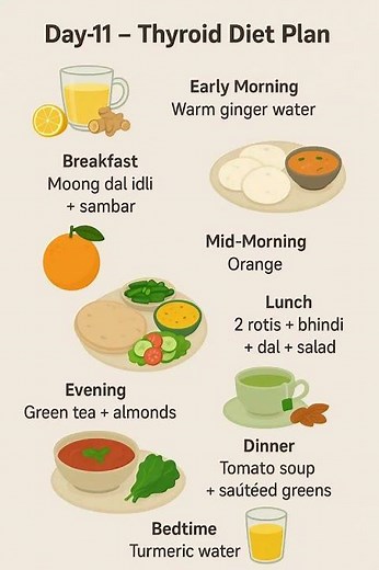 Day-11 Thyroid Diet Plan Weight Loss | Diet Plan | Meal Plan