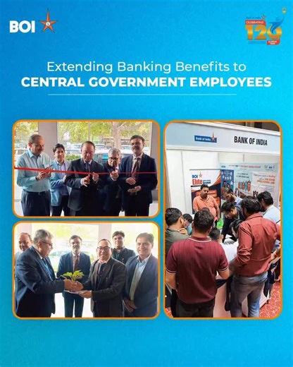 Bank of India organized a Salary Account Opening Camp on 24 February 2026 under the Central Government Employees Salary Package (CGESP) at the Department of Public Enterprises,Ministry of Finance,Government Of India, Block No. 14, CGO Complex, New Delhi. The camp was inaugurated by Shri K. Moses Chalai, Secretary, Department of Public Enterprises, who visited the Bank’s stall and interacted with Bank officials. Shri Lucas L. Kamsuan, Joint Secretary, was also present on the occasion. As one of t