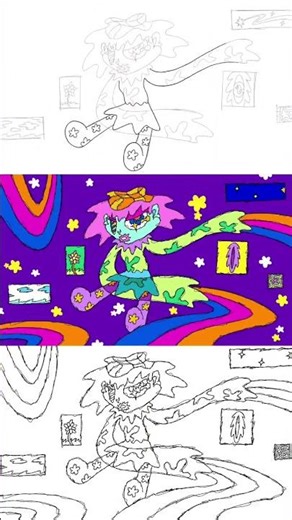 Fancy Rainbow - 2D animation loop