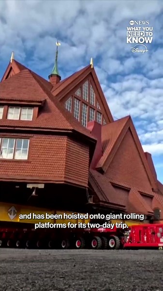 This century-old Swedish church is on the move
