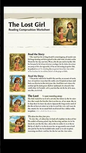 Write a short story (1–3 paragraphs). Try to include:A beginning (how they got lost)