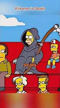If Homer is Death #foryou #simpsons #short #movie