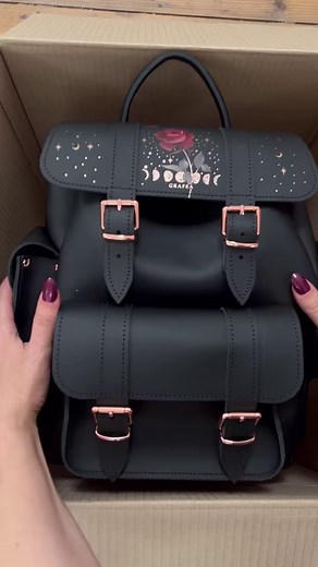 Making the Hari II rose gold skulls #backpack #handmade https://www.grafea.com/products/hari-ii-rose-gold-skulls?_pos=1&_sid=771ab9a59&_ss=r | Grafea