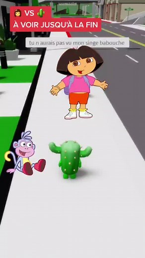 👩 VS 🌵... ! Chaîne YouTube = Akaro la famille 😊🖖 #robloxfr #roblox #brookhaven #brookhaven🏠rp #brookhavenroblox #dora #parodie #cactus #pourtoi