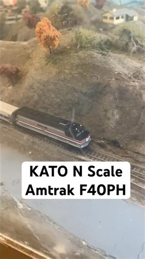 KATO N Scale Amtrak F40PH #shorts #kato #nscale #amtrak #passengertrain #modeltrains #f40ph