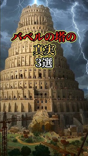 バベルの塔の真実3選 #shorts