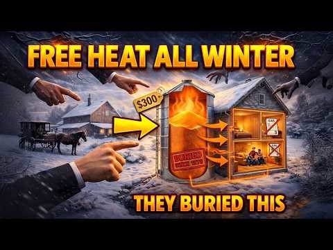 This $300 Sand Silo Heats Any Home All Winter for Free - Why Is the Gas Industry Hiding It?