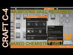 How To Craft C4 Explosive - State of Decay 2