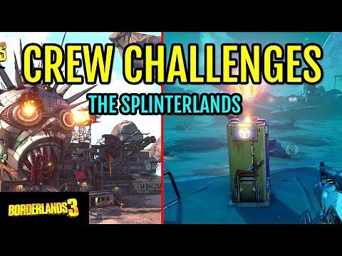 ALL Crew Challenge Locations: The Splinterlands (Planet Pandora) | Borderlands 3