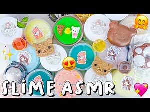SATISFYING SLIME ASMR | Underrated Slime Shop Unboxing 💖 Tangie, Totoro, & Glamicorn