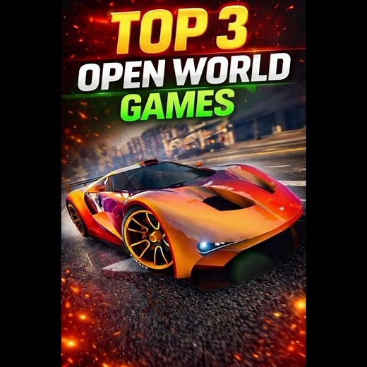 Top 3 best open world car games 🎮 🥳