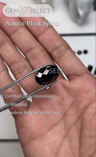 🖤 Black Spinel | Natural, Certified Loose Gemstones 🖤