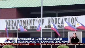 9.3K views · 204 reactions | Balak idulog ng Alliance of Concerned Teachers (ACT) sa International Labor Organization ang memo ng DepEd na itinuturing ng grupo na profiling at pananakot sa kanilang mga miyembro. Itinanggi naman ito ng DepEd. Kaugnay na ulat: https://news.abs-cbn.com/news/06/26/23/act-to-file-fresh-complaint-over-deped-profiling | TV Patrol | Facebook