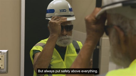 Today, we’re honoring CSX Engineering Vehicle Operator McKinley “Mac” Williams for reaching an incredible 57 years of service at CSX. Mac is a highly valued member of our #ONECSX team, recognized for his dedication, leadership and mentorship. Thank you, Mac, for your service and commitment to CSX! | CSX