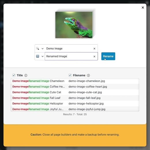 neo Rename - Smart Media Renamer for Renaming Images in WordPress