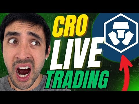 🔴LIVE 🔴CRO & Bitcoin NOT DEAD YET!!! Crypto.com Cronos [BEGINNER TA & TRADING]💙