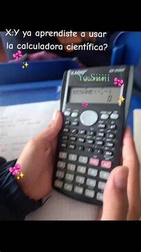 Cómo usar la calculadora científica para 'bésame'