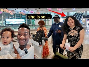 My Chinese wife First Time Meeting my Dad coming all the way from Africa
