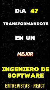 DIA 47 - ENTREVISTAS DE REACT #react #programacion #entrevistas | Cursos y asesorías de programación