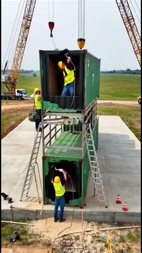 Building a Two-Story Shipping Container Home! 🏗️🏠