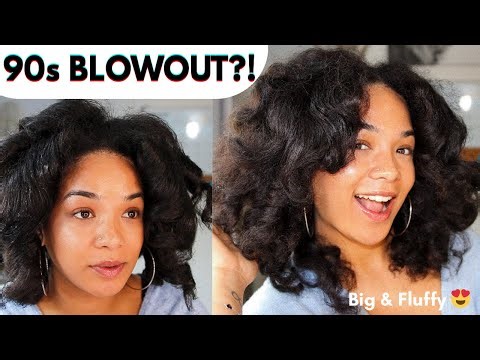 Flexi Rod 90s Curls on My Natural Hair (First Try)