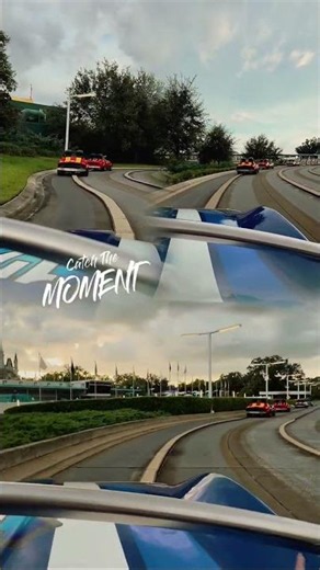 Walt Disney World Tomorrowland Speedway at Magic Kingdom lets you drive gas-powered miniature cars❤️