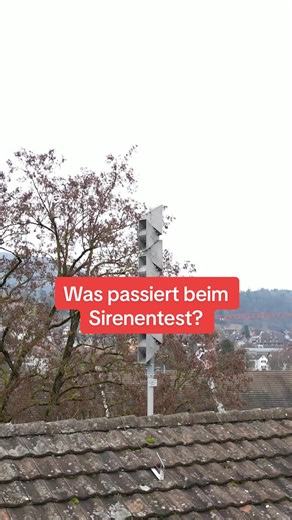 Was passiert beim jährlichen Sirenentest in der Schweiz?