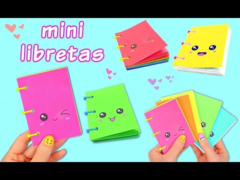CÓMO HACER MINI LIBRETAS FÁCILES QUE TE VAN A ENCANTAR - Manualidades Fáciles Con Papel