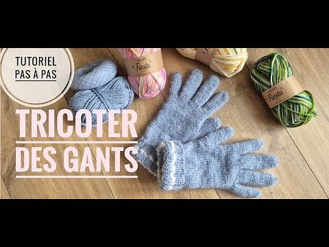 Tricoter des gants ❄️🧤 Tutoriel pas à pas