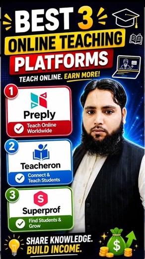 🔥 3 Best Online Teaching Platforms to Earn Money in 2026 | Teach Online