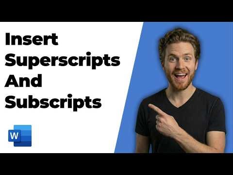 How To Insert Superscripts And Subscripts In Word [Quick Guide]